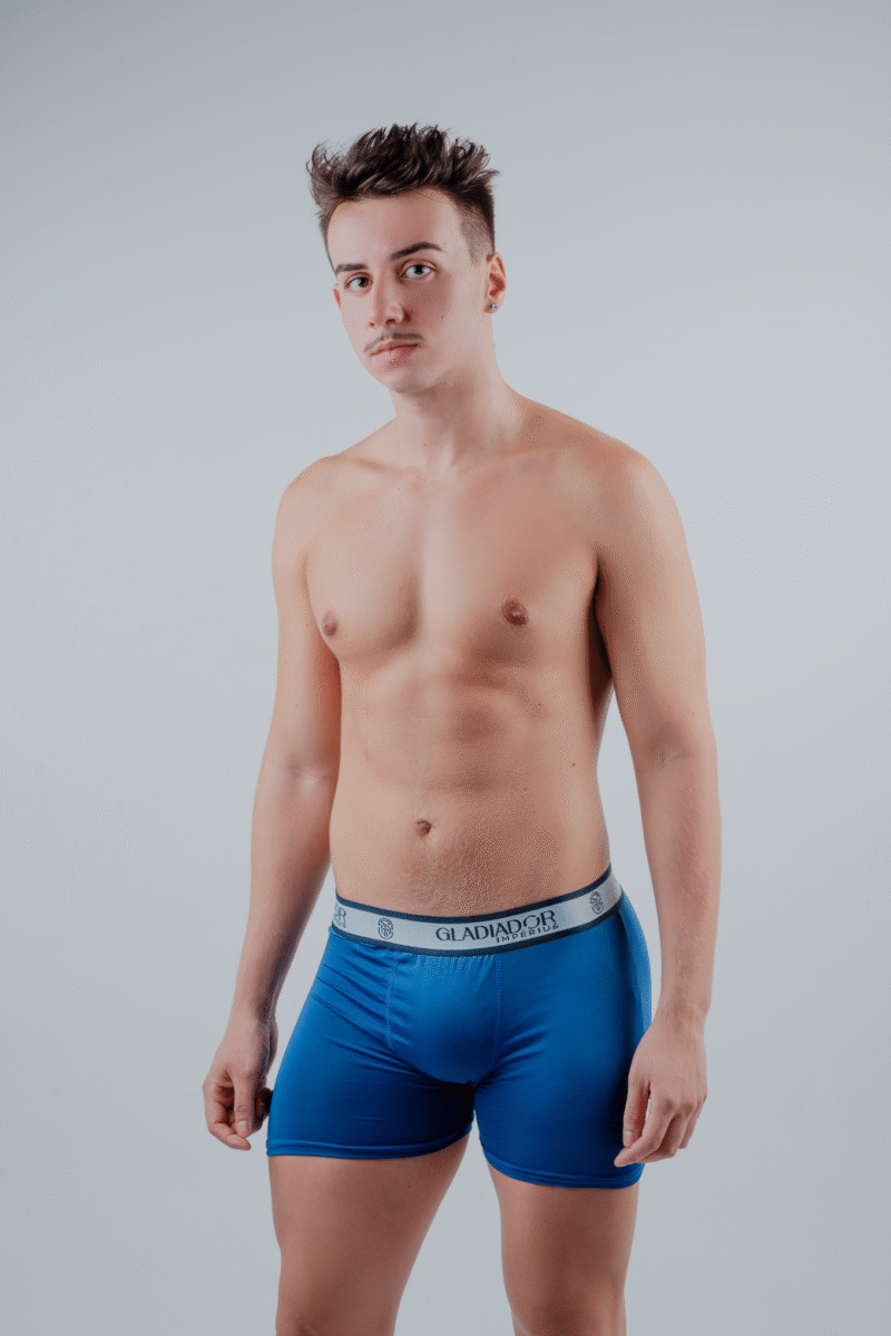 Cueca Boxer Adulto Poliéster Gladiador (Kit 5 unidades sortidas)