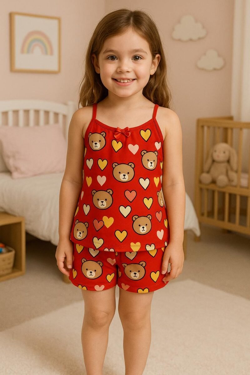 Short Doll Infantil Estampado (Kit 2 unidades sortidas)