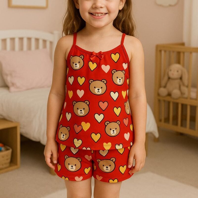 Short Doll Infantil Estampado (Kit 2 unidades sortidas)