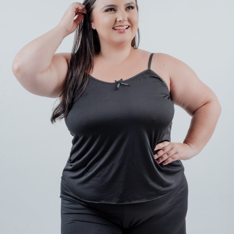 Short Doll Adulto Plus Size Liso Nanda (Kit 2 unidades sortidas)